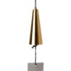 真鍮風鈴　消音機能付き　ゴールド　ロングサイズ　東京ベル製作所 | こだわりの和雑